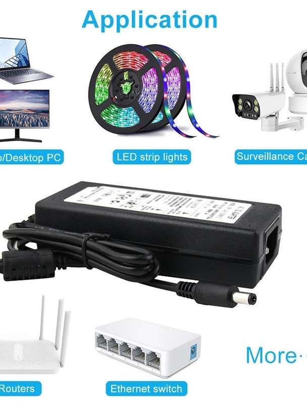 Bulk From 6/12V 5A Power Adapter AC100-240V to DC12V TransformersPower Supply For LED Strip