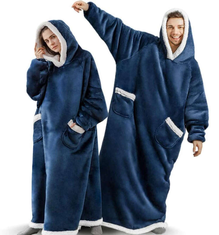 Oversized Super Long  Huggle Hoodie