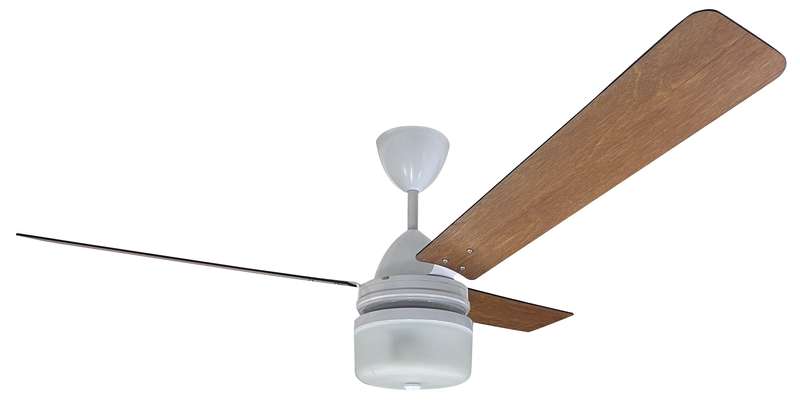 HighBreeze Regulator Ceiling Fan w/light Light Teak - Solent