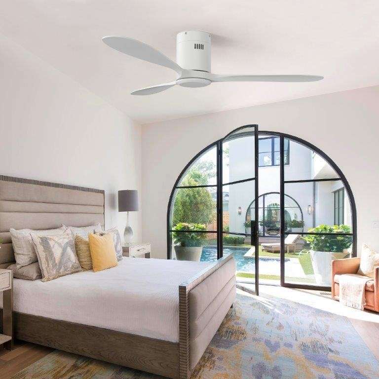 Hugger Remote Ceiling Fan - Solent