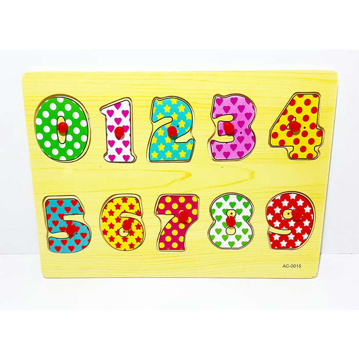 Numbers Pegboard Puzzle