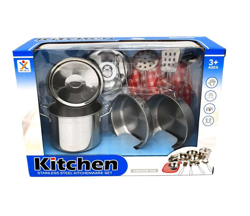 Steel Pot and Pan Set