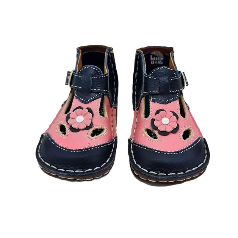 Cobbles - Navy and Pink Size (2,3,4,5,6)