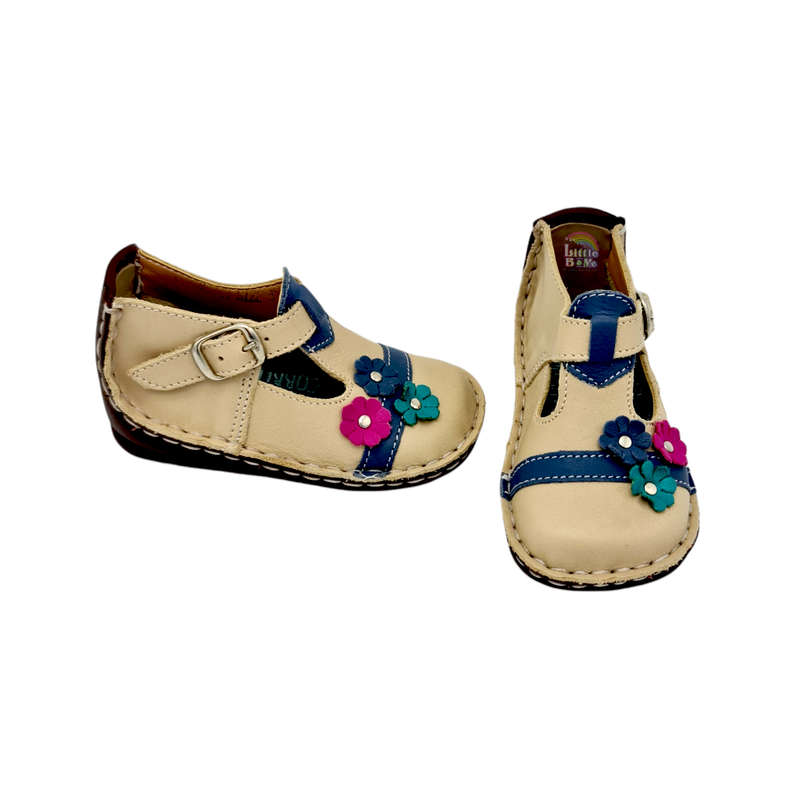 Cobbles - Caramel and Rainbow Flowers (2,5)