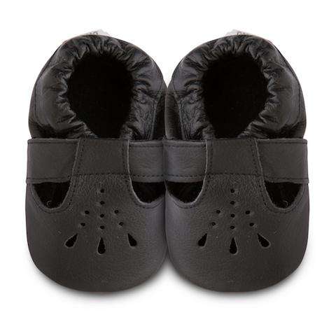 Shooshoos - Soft Sole Sandal Truffle Black (small)