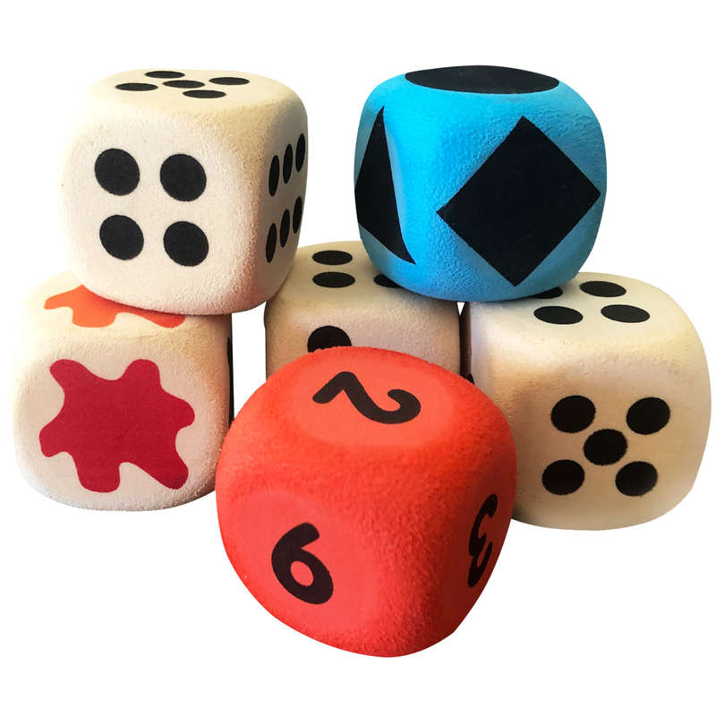 Big Foam Dice Assorted Pack