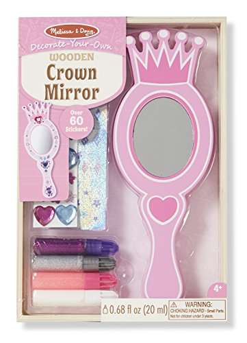 Decorate Your Own Wooden Crown Mirror