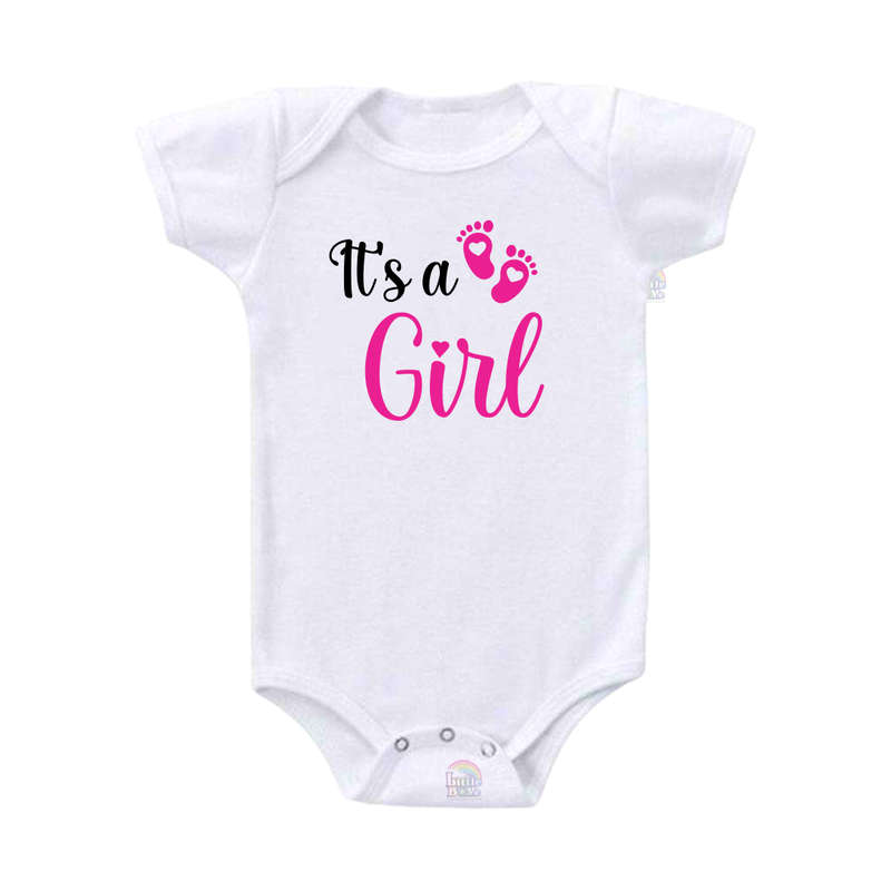 It's a Girl Long Sleeve Vest (0-3)