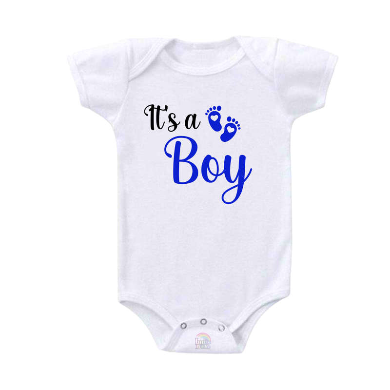 It's a Boy Long Sleeve Vest (0-3)