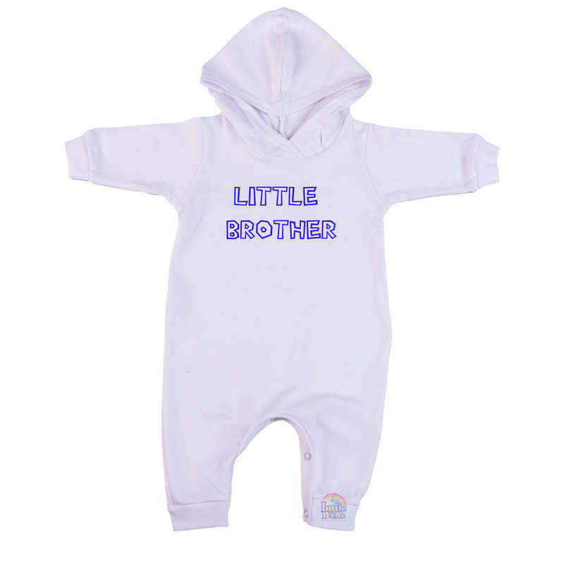 Little Brother Hooded Romper (0-24mnts)