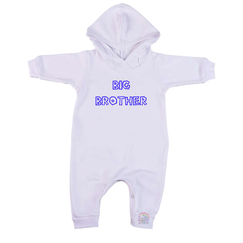 Big Brother Hooded Romper (0-24mnts)