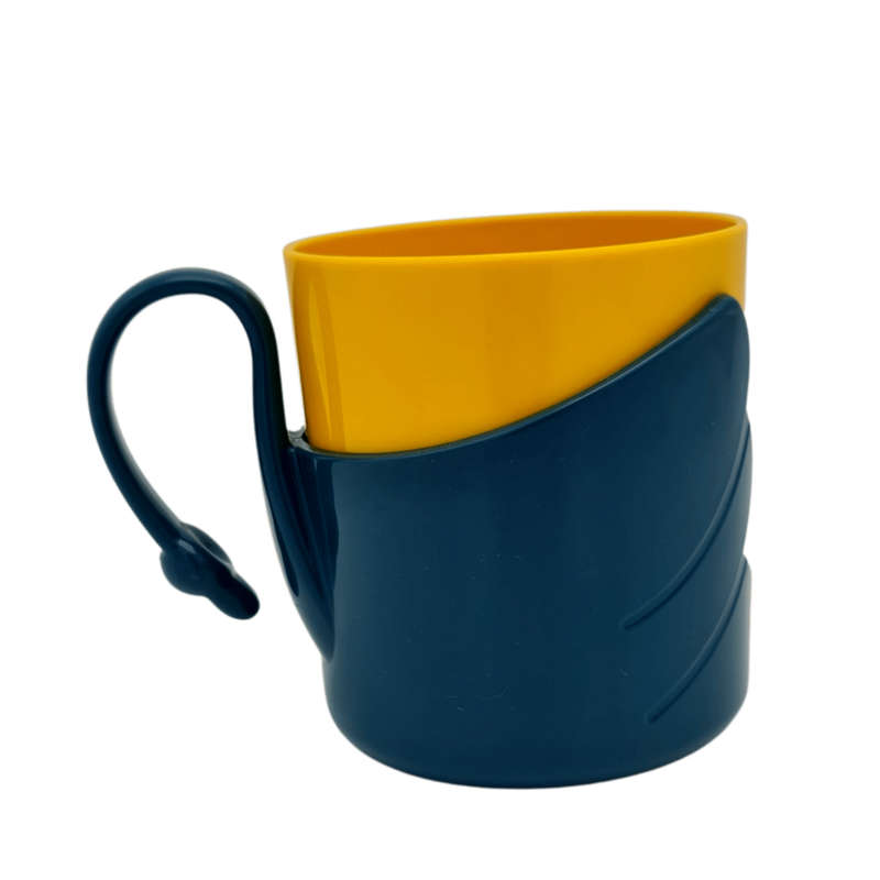 Personalized Kids SwanMug (Teal and Yellow)