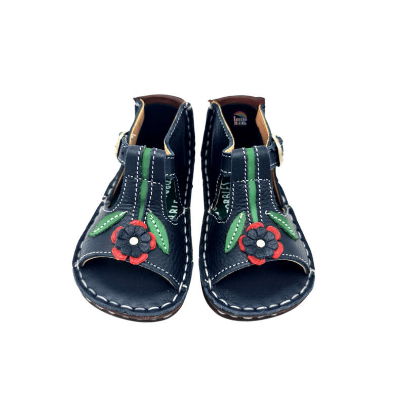 Cobbles - Navy & Red Sandal (2,3,4,5,6)