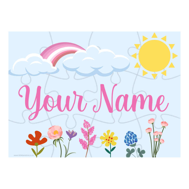 Personalized Wooden Garden Puzzle