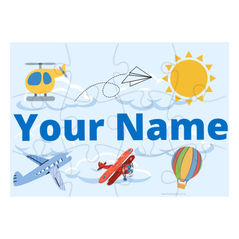 Personalized Wooden Sky Puzzle