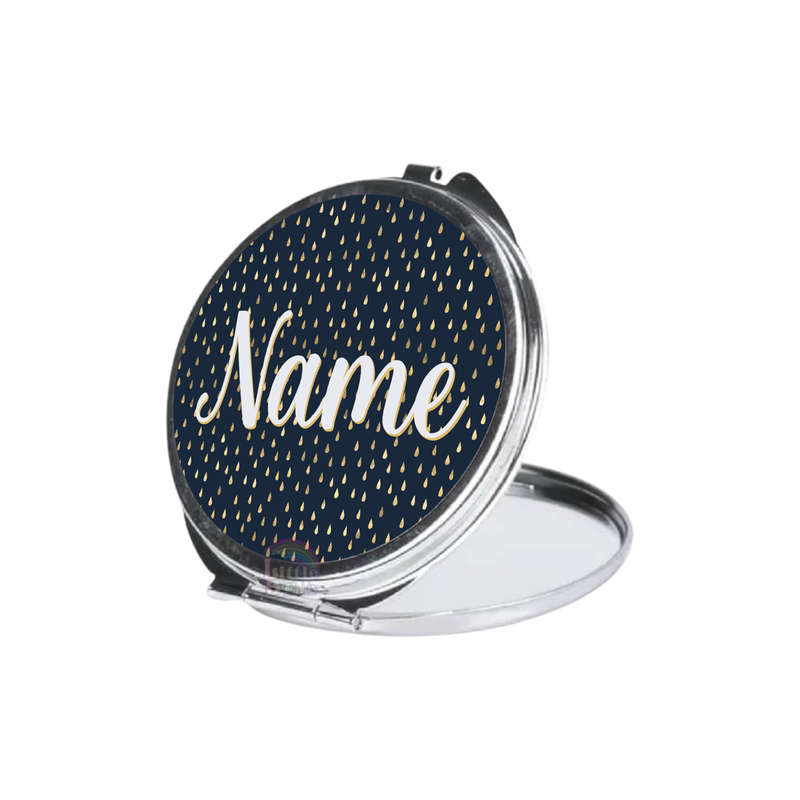 Personalized Compact Mirror - Rain