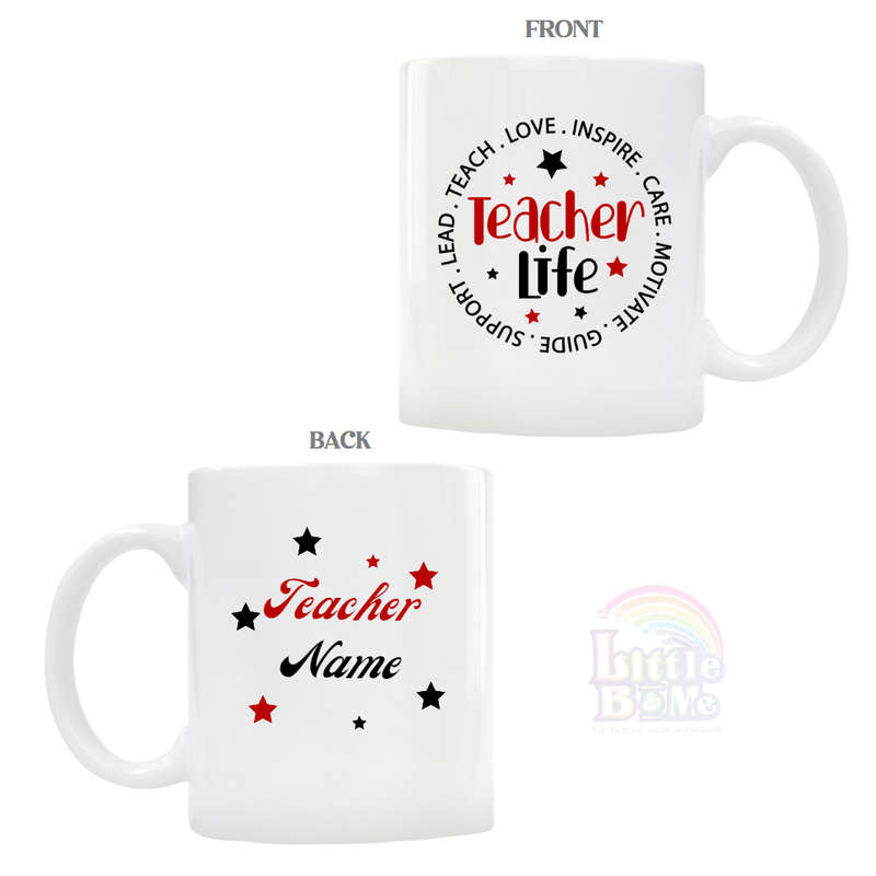 Personalized Teacher Life Mug