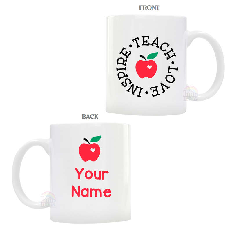 Personalized Inspire Teach Love Mug