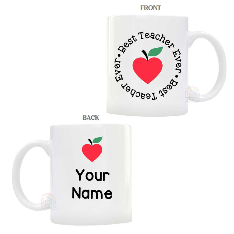 Personalized Best Teacher Ever Mug