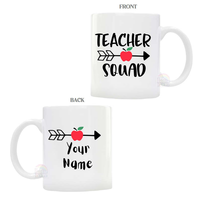 Personalized Teacher Squad Mug
