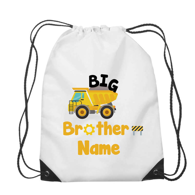 Personalized Big Brother Drawstring Bag