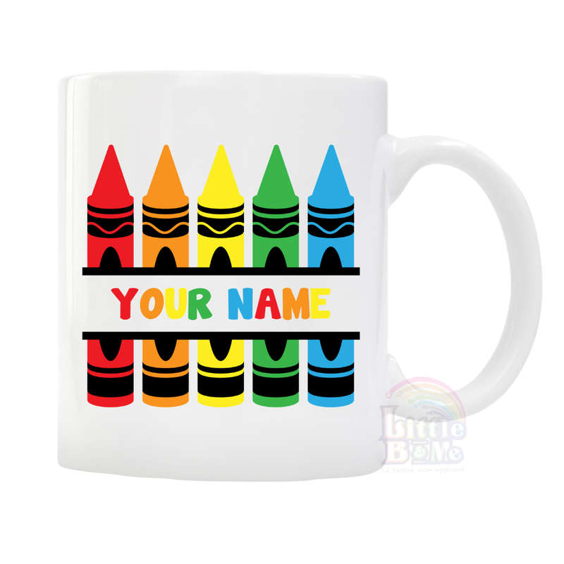Personalized Crayon Mug