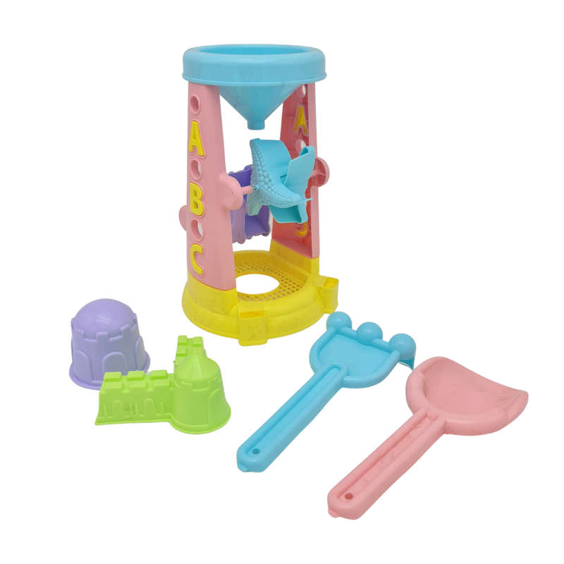 Pink and Blue Sand and Water Wheel Set