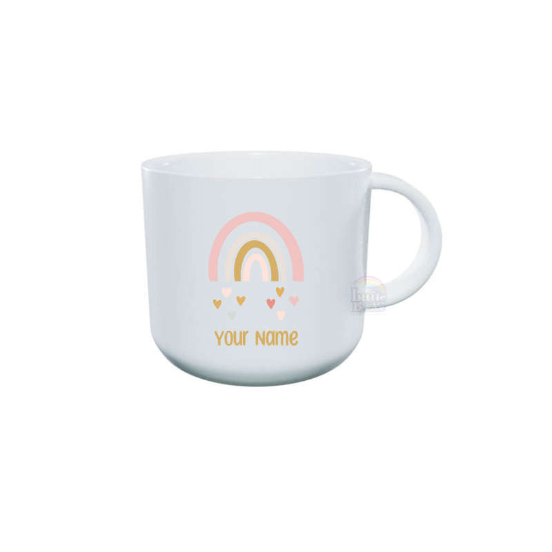 Personalized Toddler Mug - Pink Rainbow