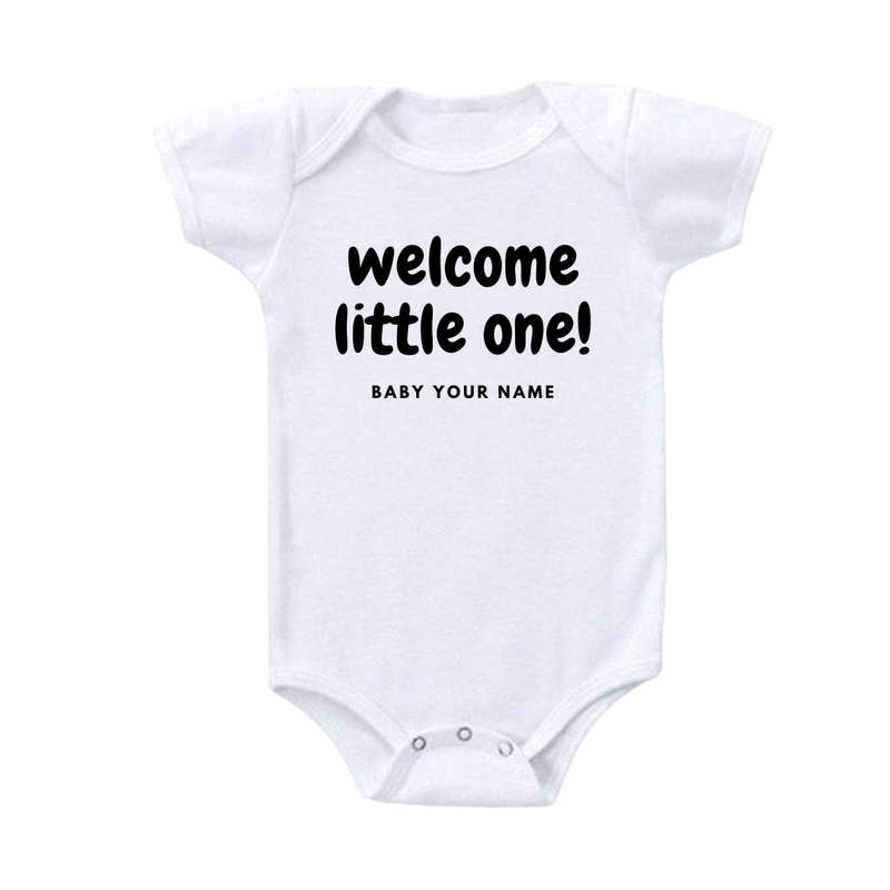 Personalized Welcome Baby Vest