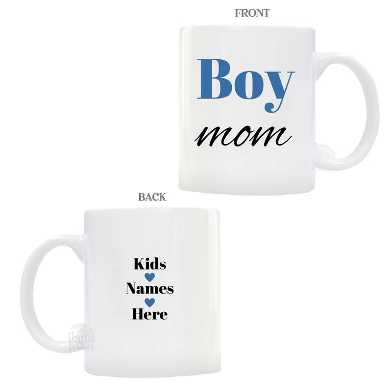 Personalized Boy Mom Mug