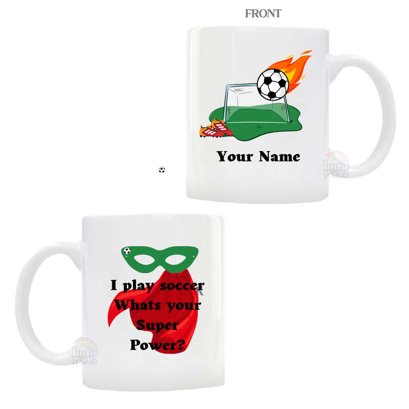 Personalized Soccer Super Power Mug