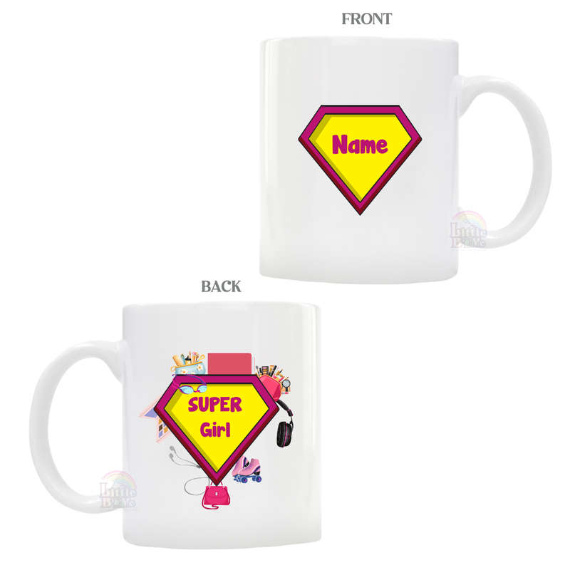 Personalized Super Girl Mug