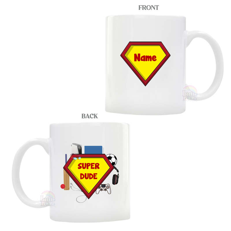 Personalized Super Dude Mug