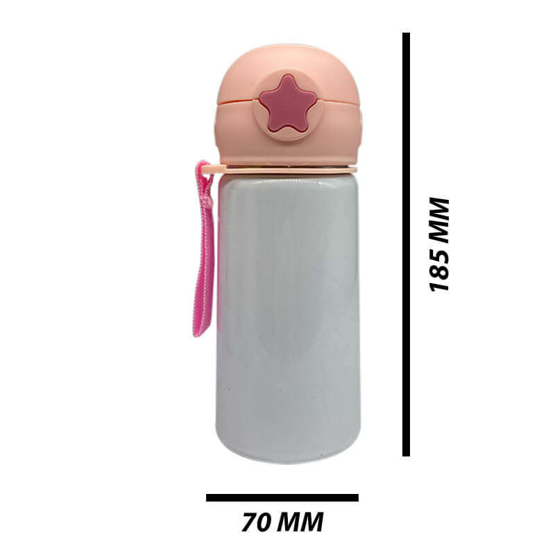 Personalized Star Straw Water Bottle - Soccer