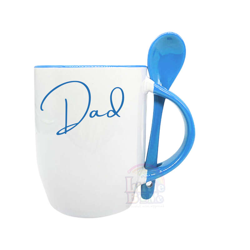Personalized Mug With Spoon - Dad