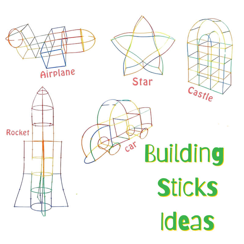 Connecting Sticks Building Set