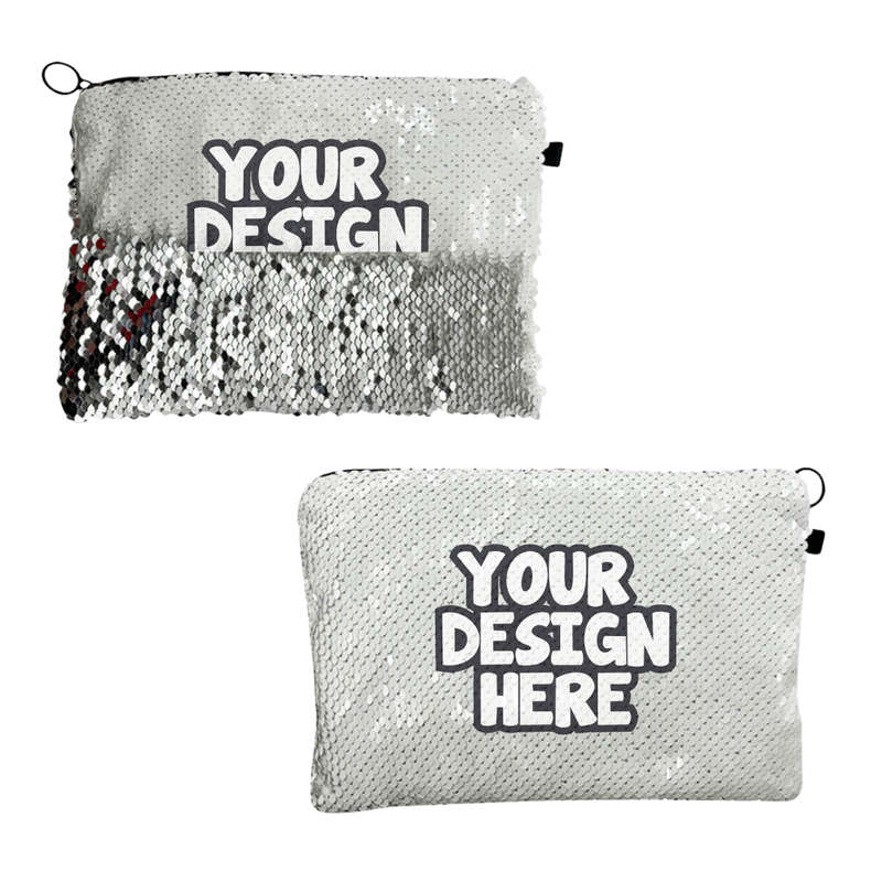Personalized Sequin Cosmetic Bag- Own Design