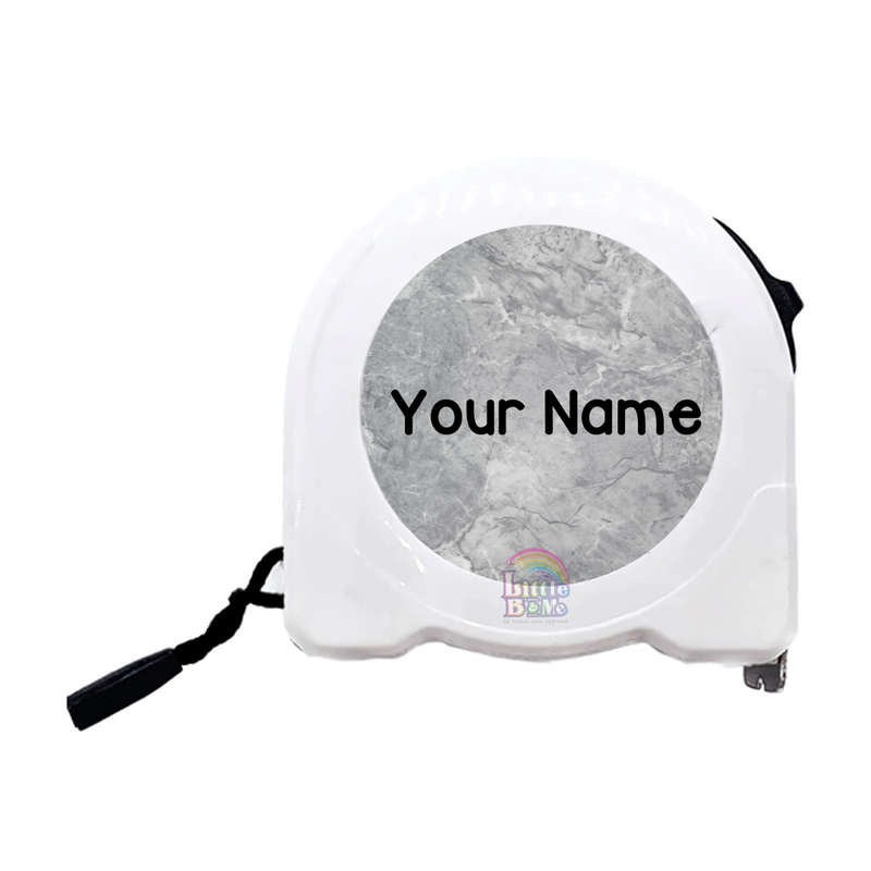 Personalized Tape Measure - Grey