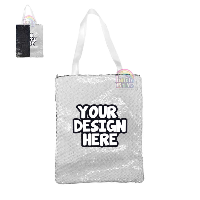 Personalized Sequin Tote Bag- Your Design