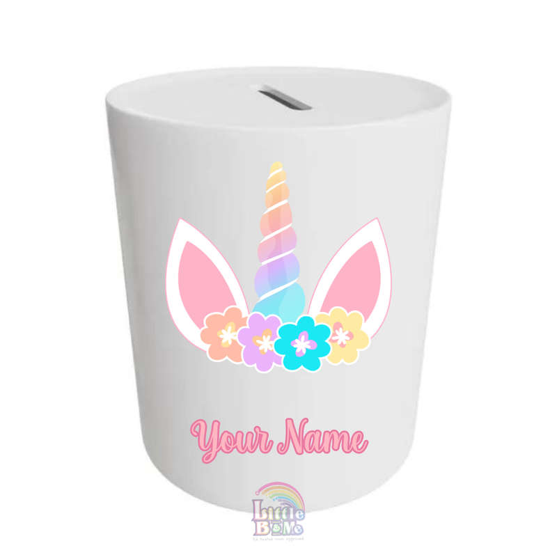 Personalized Money Box - Unicorn