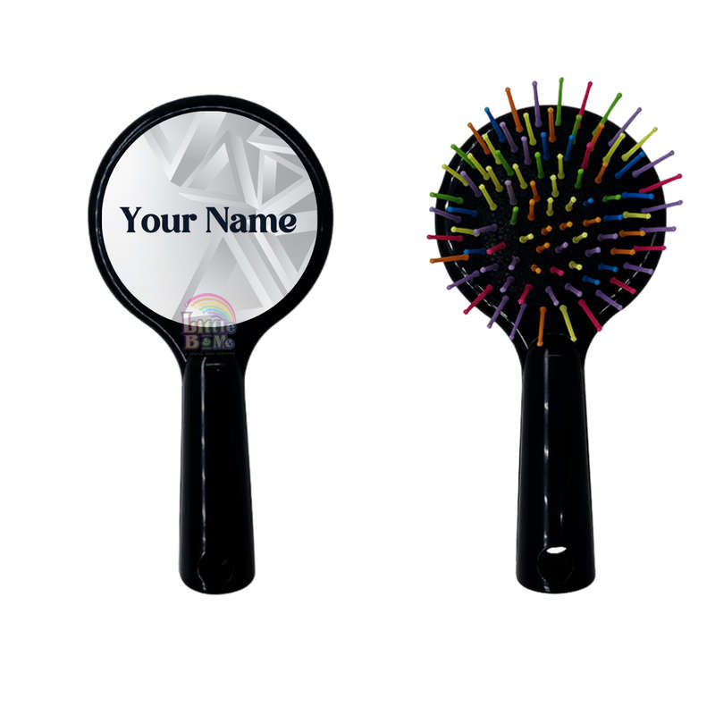 Personalized Hairbrush - Grey