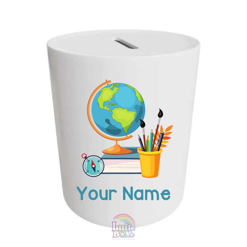 Personalized Money Box - School
