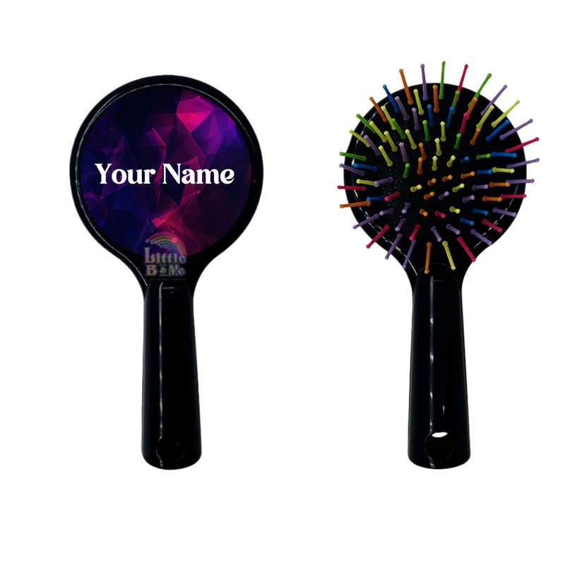 Personalized Hairbrush - Pink And Purple