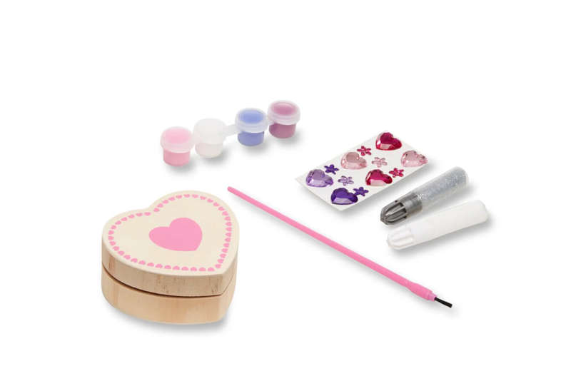 Decorate Your Own Wooden Heart Box