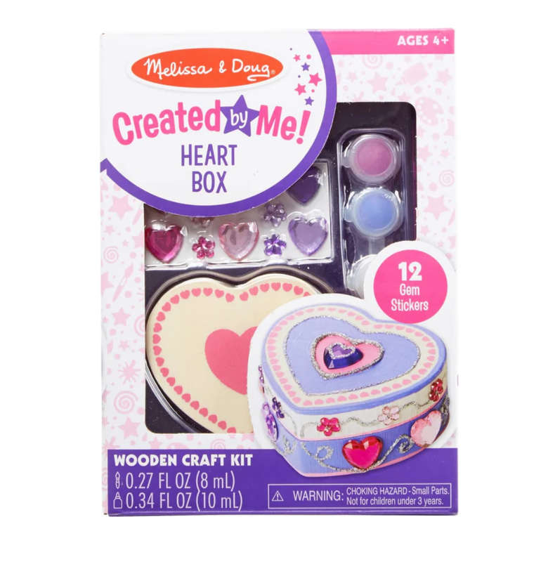 Decorate Your Own Wooden Heart Box