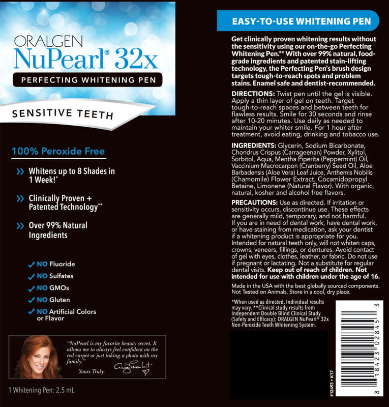 Oralgen NuPearl 32x Teeth Whitening Pen - 2.5ml