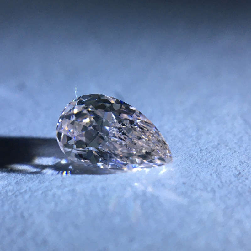 0.28 Fancy Light Pink GIA Pear Certified Natural Loose Diamond