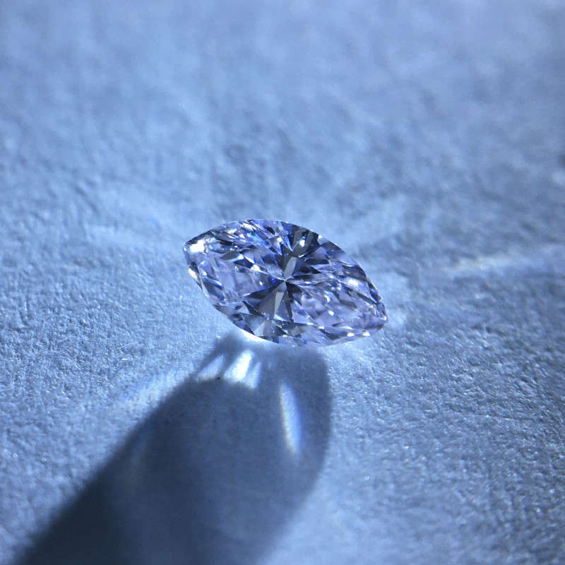 0.08 Very Light Pink Marquise GIA Certified Loose Natural Diamond