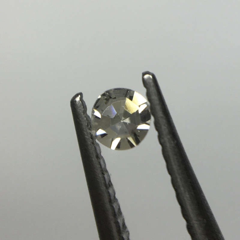0.035 ct Fancy Grey I1 Single Cut Round Diamond
