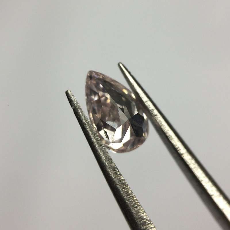 0.28 Fancy Light Pink GIA Pear Certified Natural Loose Diamond